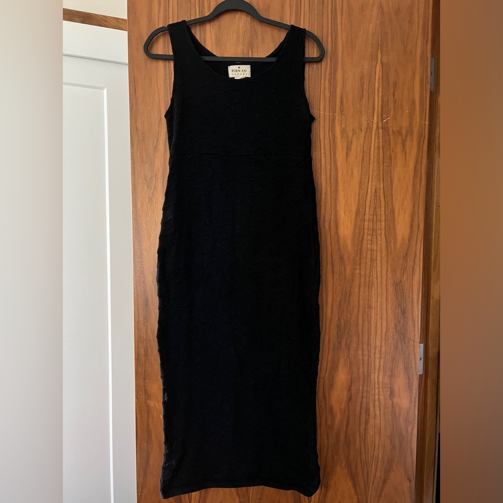 vintage Robin Kay made in canada 100% cotton maxi/midi dress